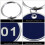 1 Pack/10 Genummerde Sleutelhangers Met Ring 1 T/m 10 9