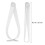 2Pcs 250Mm Mätkaliber För Avståndsmätning Silver 2