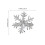 Par Snöflingdesign Manschettknappar För Skjorta Kostym (Silver) 2