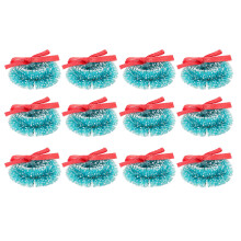 12St Mini Kerstkrans Ornament Voor Feest & Thuisdecoratie