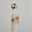 Visconte Bjorn Glass Wall Light LED - Brass 5
