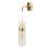 Visconte Bjorn Glass Wall Light LED - Brass 6
