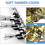 5Pcs Bärbara Reparationsklämmor I Rostfritt För Vindinstrument 8