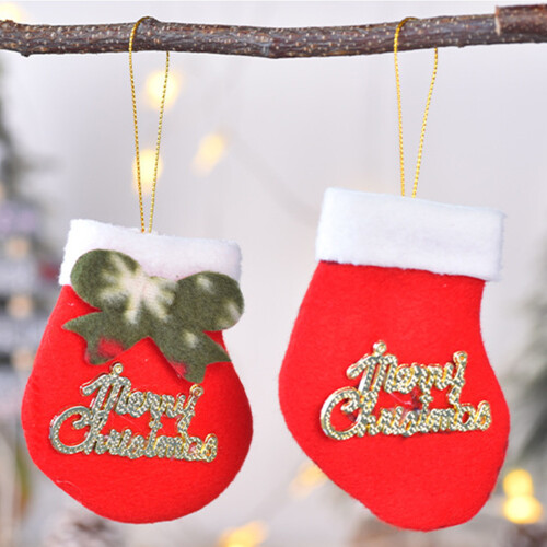 Mini-Weihnachtsstrümpfe, 16 Stück/Set, Baum, Kindertag, 2