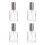 4 Stycken 15 Ml Fyrkantiga Glasflaskor För Parfym 6