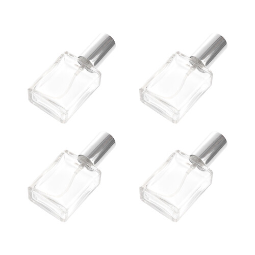 4 Stycken 15 Ml Fyrkantiga Glasflaskor För Parfym 2