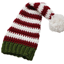 Eltern-Kind-Strickmütze, lässig, Weihnachten, gestreift,-Kind