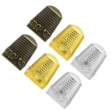 6St SyNål Tumplatta Finger Skydd Diy SyVerktyg Fingerspets Tumplattor