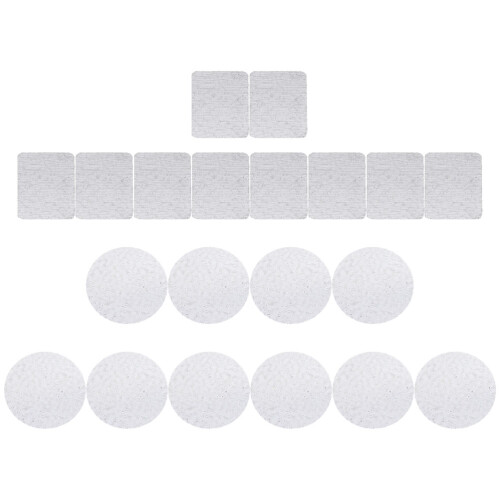 40Pcs Diy Ögonskuggopalett Set Adhesiv Metalldekor