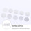 40Pcs Diy Ögonskuggopalett Set Adhesiv Metalldekor 10