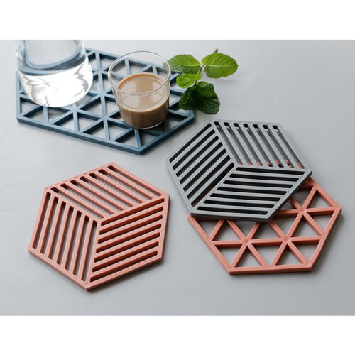 Stycken Hålrig Hexagon Värmeljuddningsmatta Antislir 2