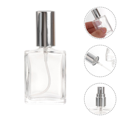 4 Stycken 15 Ml Fyrkantiga Glasflaskor För Parfym 1