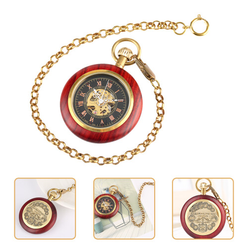 Pocket Watch Kedja Romerska Siffror 2