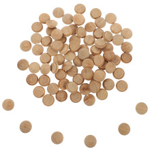 100Pcs Trätrappsknapps Skruvhålspluggar Möbelöverdrag Trappa Tillbehör