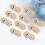 10St 18 Mm Hållock Metallknappar Snöflingformade Tryckknappar Diy 5