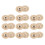 10St 18 Mm Hållock Metallknappar Snöflingformade Tryckknappar Diy 8