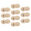 10St 18 Mm Hållock Metallknappar Snöflingformade Tryckknappar Diy 7