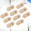 10St 18 Mm Hållock Metallknappar Snöflingformade Tryckknappar Diy 4