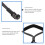 1Handheld Camera Gimbal Hand Strap Zwart Met Metalen 1/4 Schroef 8