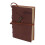 Anteckningsbok Läderlugg, Vintagemönster, 1
