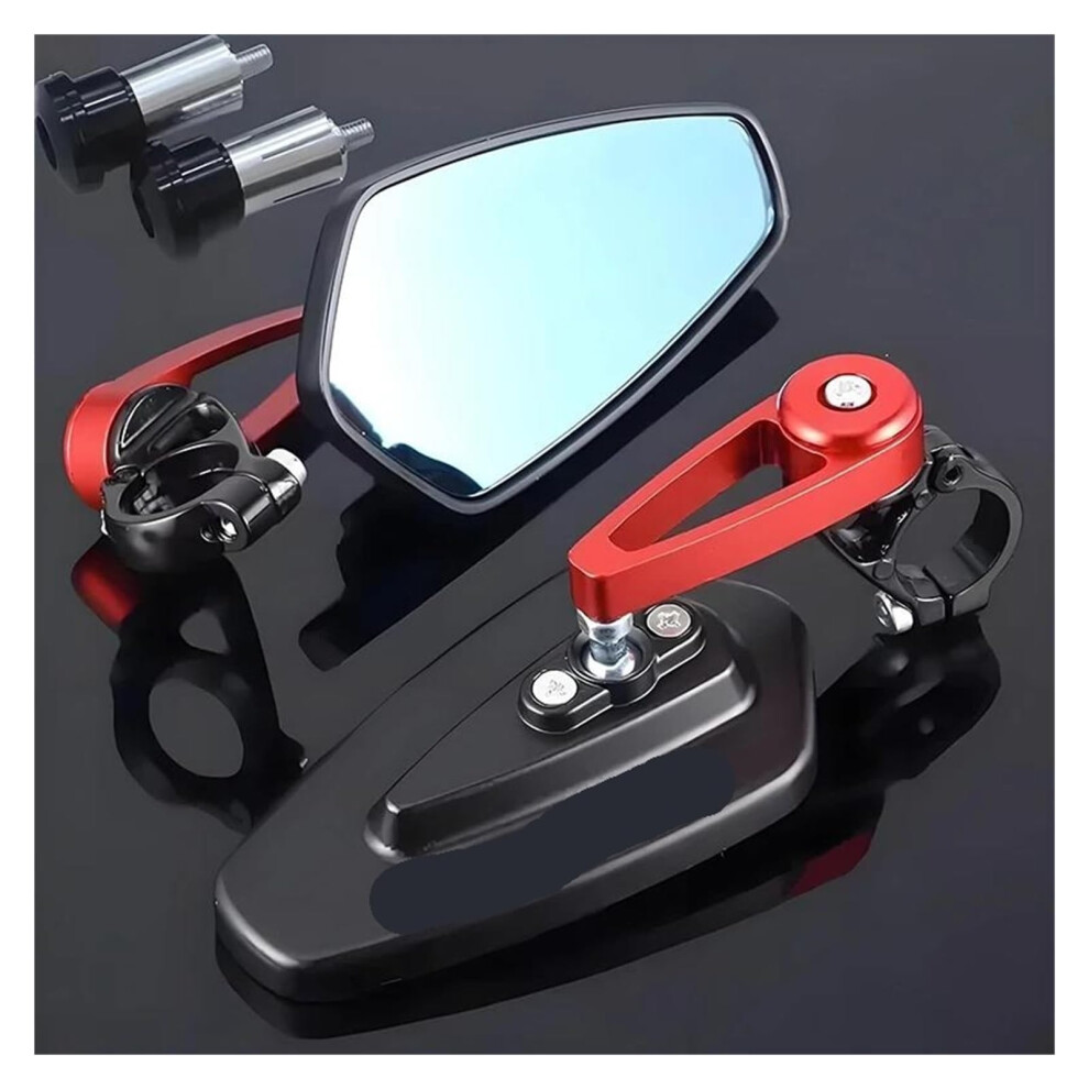 Monster 1200 Universal Motorcycle Mirrors Rearview 2-Piece Handlebar End Mount For 1200 1200R 1200S 821 937 950 9354506642532