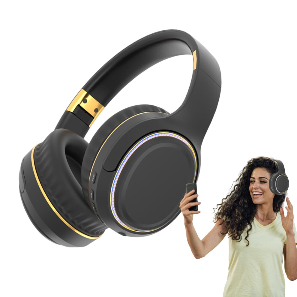 Over The Ear Headphones, Wireless Foldable Bass Stereo Sound With Mood For Travel, Concert, Commuting, And Workout Light 9354506642679