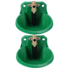 Copper Automatic Drinking Bowl For Lambs - 2 Pack, Leakproof, Easy To Clean, Fall And Freeze Resistant, Livestock Use