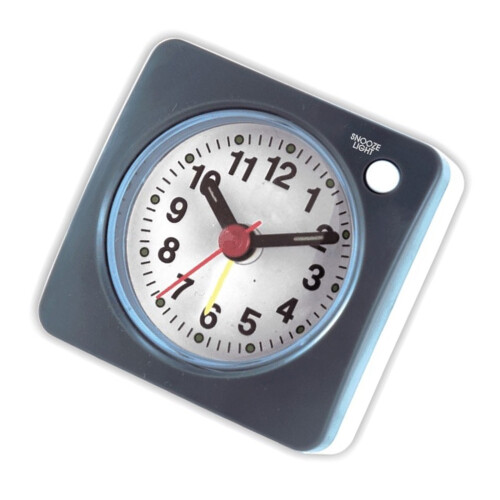 Quiet Operations Alarm Clock Battery Operated Clock Great-Gray