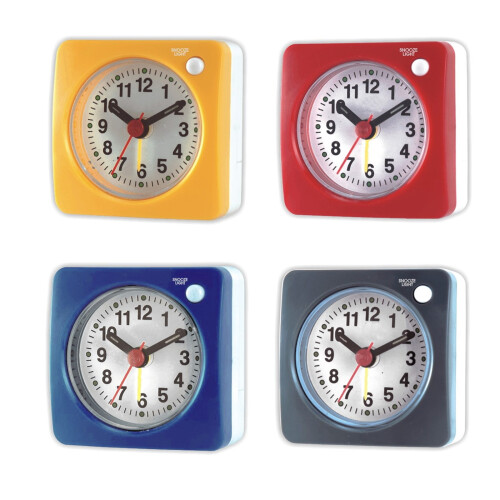 Quiet Operations Alarm Clock Battery Operated Clock Great-Gray 1