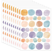 10 Sheets Wall Sticker Colorful Dots DIY Cute-Crystal stone