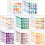 10 Sheets Colorful Dots Decal Irregular Circle Dot-Candy color 2