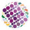 10 Sheets Colorful Dots Decal Irregular Circle Dot-Candy color 6