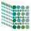 10 Sheets Colorful Dot Wall Decal Irregular Dots Wall-Vanilla 1