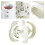 Windturbinen-Kit, 1200 W, 5-Blatt-Generator, 3