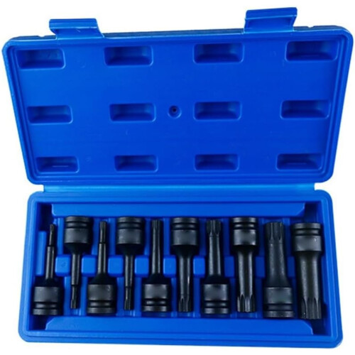 Hexagon Socket Set 10-Piece For Impact Tools, High-Durability, Reduced Slippage 1