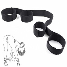 Comfortable Soft Nylon Ribbon Thigh Restraints Kit And Wrist Strap For Women Adjustable Thigh Restraints One Size Fits Most