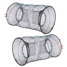 2Stk. Fischkäfig Zusammenklappbar 17X10 Zoll Für Gründlinge