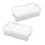 2Sets Transparante Horlogebox Met Foam Bescherming Wit 1
