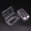 2Sets Transparante Horlogebox Met Foam Bescherming Wit 8
