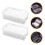 2Sets Transparante Horlogebox Met Foam Bescherming Wit 5