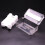 2Sets Transparante Horlogebox Met Foam Bescherming Wit 6