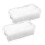 2Sets Transparante Horlogebox Met Foam Bescherming Wit 9