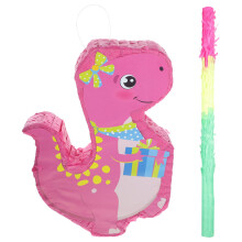 Set Dinosaurusvormige Pinata Met Papieren En Snoep