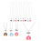 9 Unidades Collares De Amistad Con De Donut Para 5