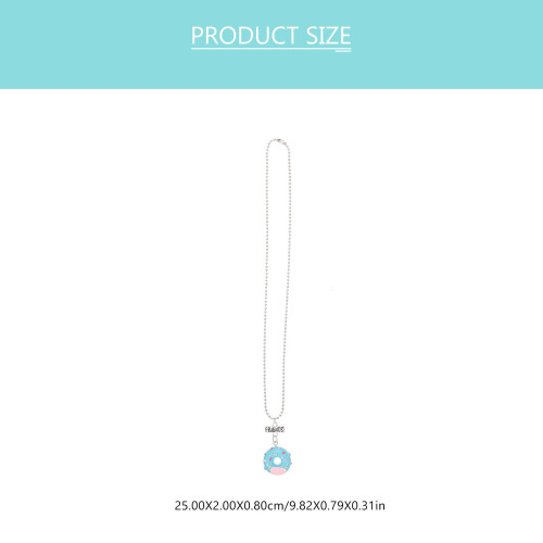 9 Unidades Collares De Amistad Con De Donut Para 2