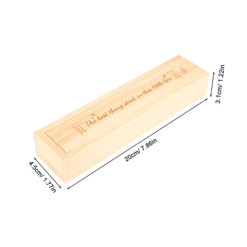 Caja De Madera Para De Embarazo Con 1