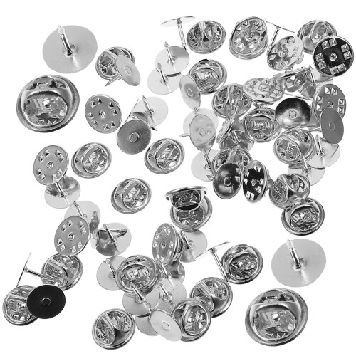 50 Ensembles De Broche Boutonnière Avec Pivotant Épingle 1