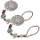 2 Pièces Collier Pendentif Corde Tibétain Pour Pull Vintage 4