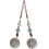2 Pièces Collier Pendentif Corde Tibétain Pour Pull Vintage 8