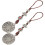 2 Pièces Collier Pendentif Corde Tibétain Pour Pull Vintage 7
